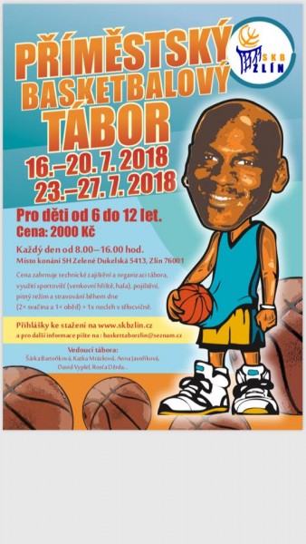 PŘÍMĚSTSKÝ BASKETBALOVÝ TÁBOR 2018