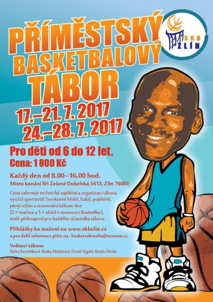 Termíny BASKETBALOVÉHO PŘÍMĚSTSKÉHO TÁBORU