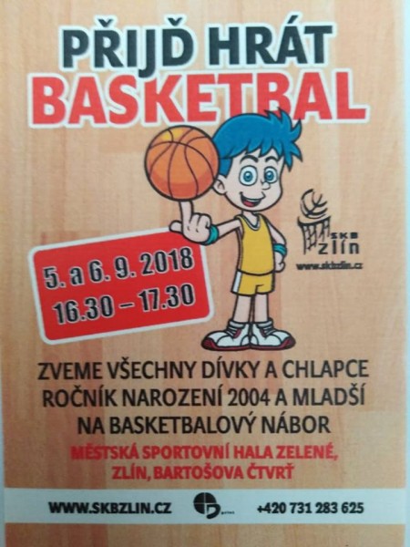 NÁBORY - PŘIJĎ HRÁT BASKETBAL !!!